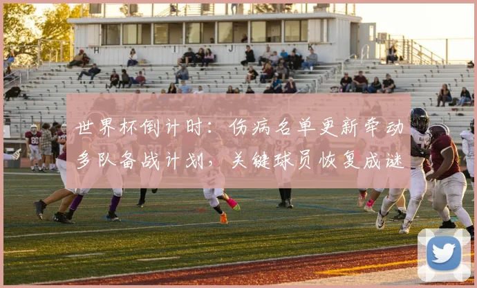 世界杯倒计时:伤病名单更新牵动多队备战计划,关键球员恢复成谜
